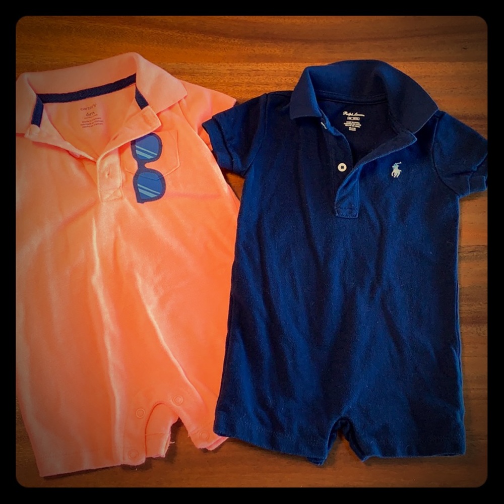 6 month rompers